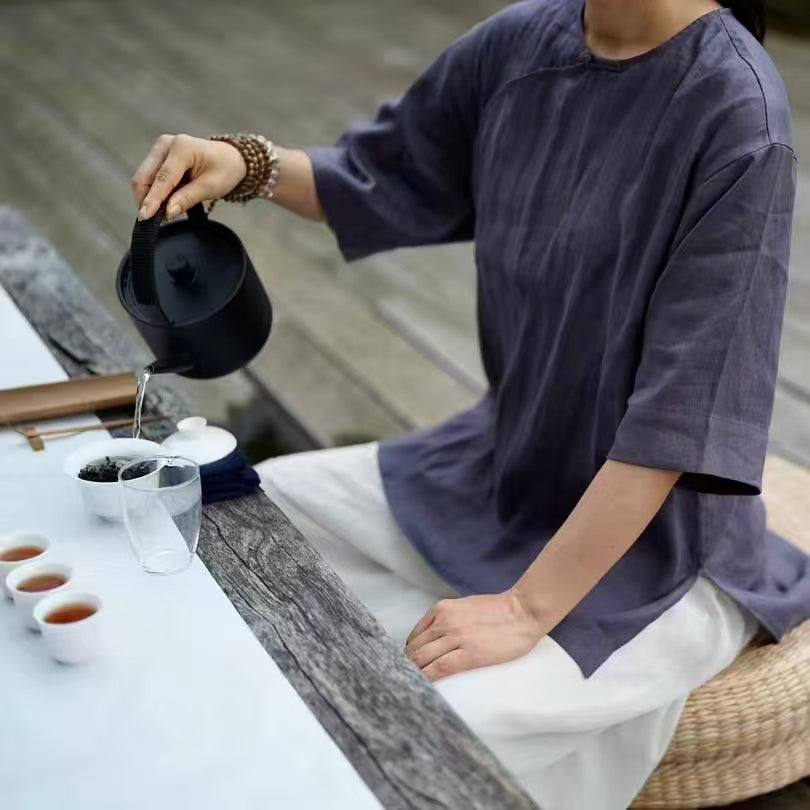 Linen Short Zen Tunic