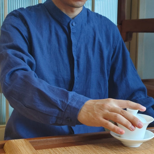 Men's Linen Zen Top