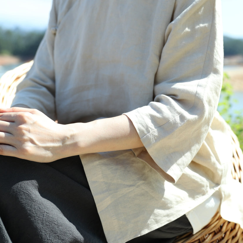 Linen Zen Top