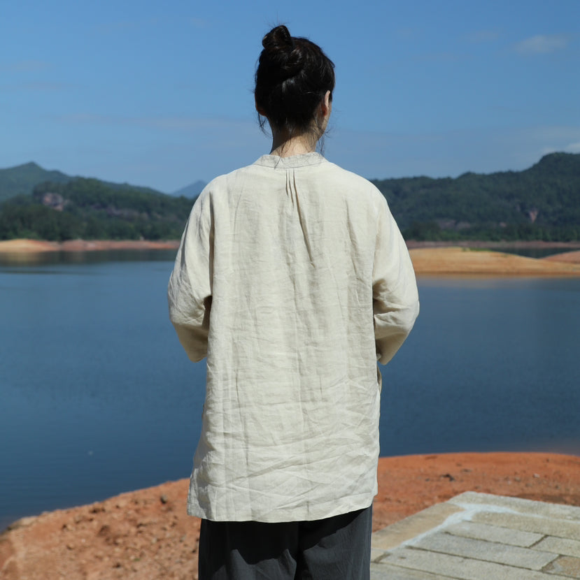 Linen Zen Top