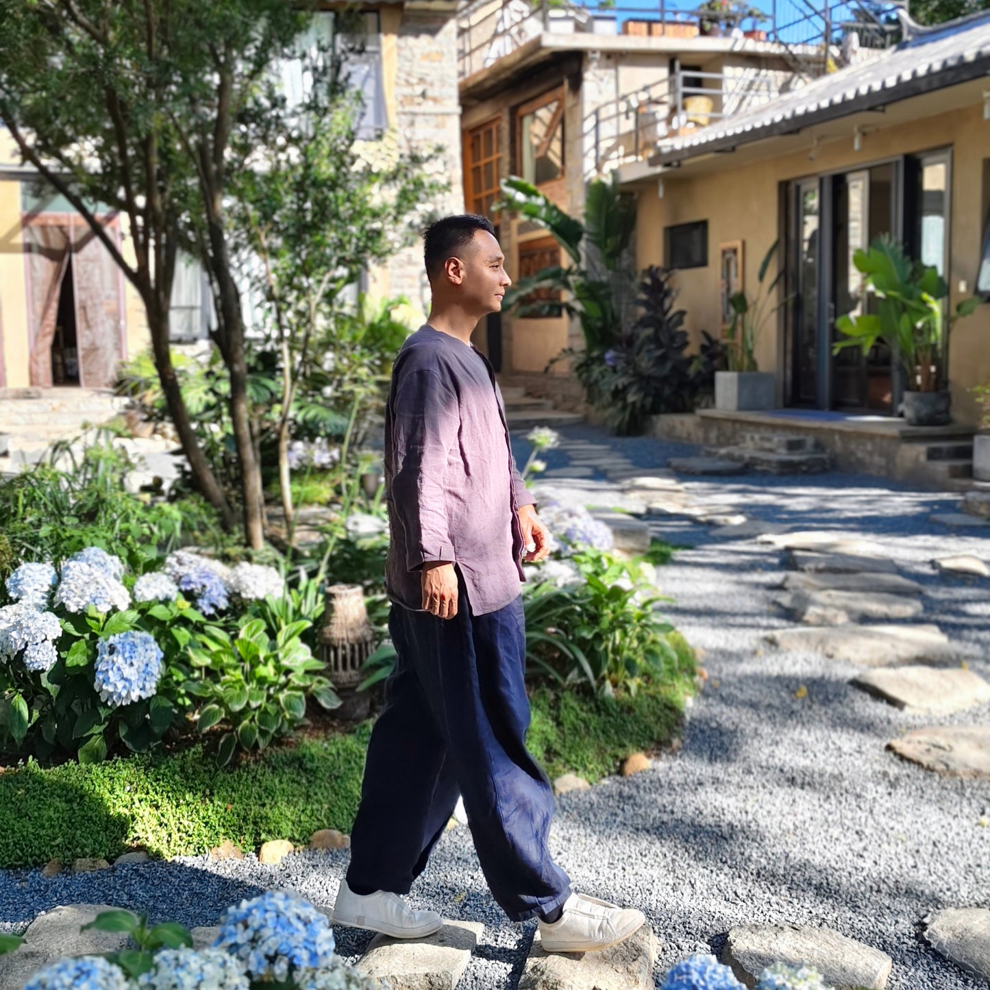 Linen Zen Top