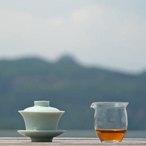 Longquan Powder-Green Glazed Tea Set