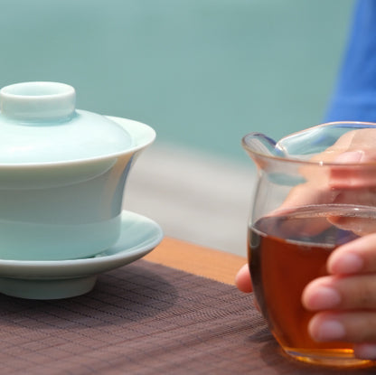 Longquan Powder-Green Glazed Tea Set